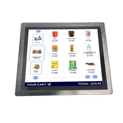 China The machine…etc. ATM.POS.Open Frame Recessed or Wall Mounted IP65 PCAP Waterproof Touch Screen Fanless Android Industrial Panel PC 19 Inch for sale