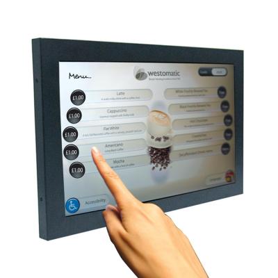 China Machine…etc. ATM.POS.Open Frame 21.5 Inch Industrial All In One PC Raspberry Pi Open Frame Touch Screen Display Wall Mount Linux OS Upright Panel PC for sale