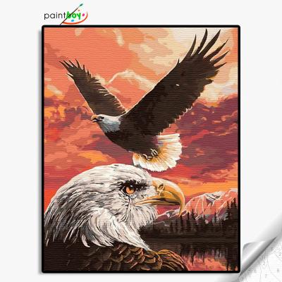 China GX36240 Diy Abstract Home Decor Color Animal Oil Painting Acrylic Paint By Number for sale