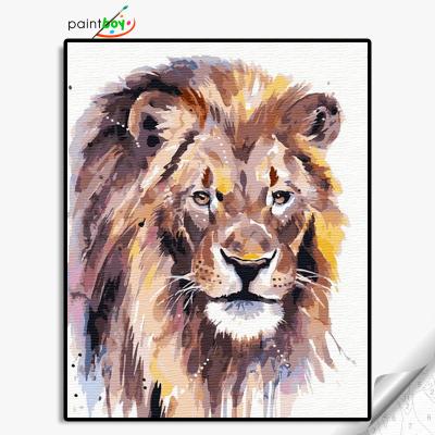 China Realistic Exquisite Animal DIY Painting By Numbers Acrylic Paint GX36717 for sale