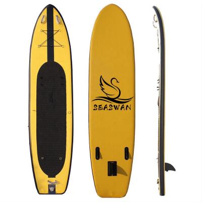 China All Round Durable Inflatable Paddle Board SUP Board Surf Paddle Board 6 Inch Long. thick for sale