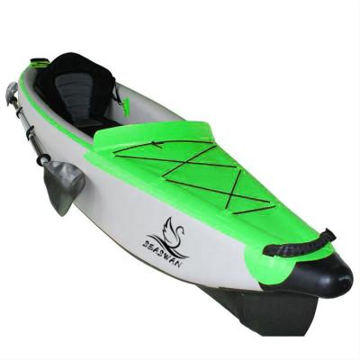 China Cheap Drop Stitch Fabric Inflatable Kayak Used Fishing Sale For Outdoor for sale