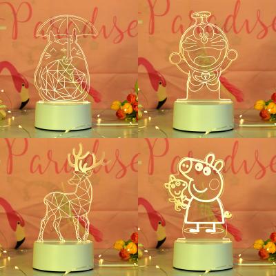 China Custom Photo 3D Lamp Ideas 2021 New Product Custom Photo&Text Presentation Gift Set Night Light Mother Valentine's Day Gift for sale