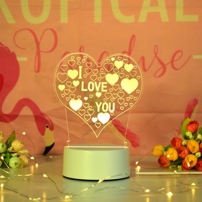 China Presentation Gift Set Ideas 2021 New Product Ideas 3D Lamp Mother's Day Valentine's Day Gifts Business Sets Other Gift Items Wedding Gift for sale