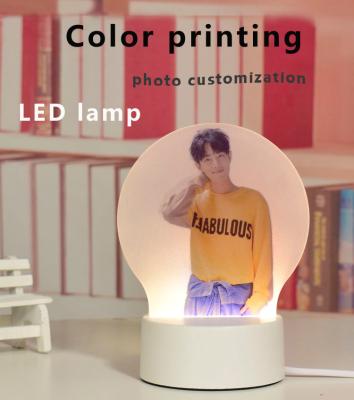 China Acrylic 3d Hand Painted Shape Led Night Lights 3d Printer Lamp Manufacturers UV Treatment Plastic Base for sale