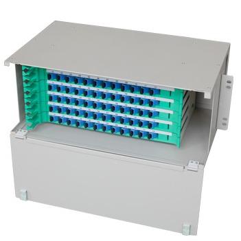 China 19 Inch Fixed Type 72 Cores SCUPC 3U Fiber Optic Distribution Unit for sale