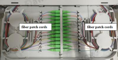 China 24/48/96 Fiber Count Plastic Fiber Patch Panel Cassette met SC Simplex-poorten Te koop