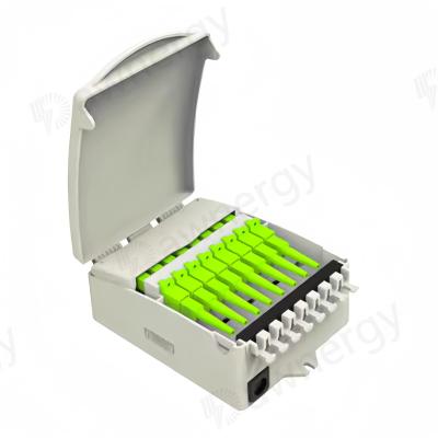 China Ftth Fiber Optical Ftth Box Indoor Fiber Splice Box Terminal Module Ftth 10 Core Fiber Optic Distribution Box Terminal Te koop