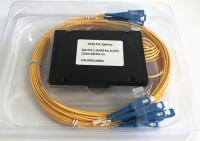 China tipo divisor óptico del casete del ABS 1x16 del PLC de la fibra del SC UPC en venta