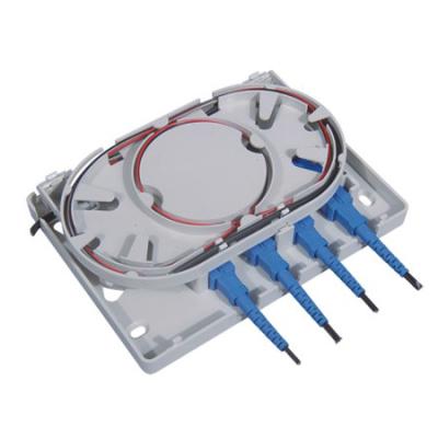 China DA-FDB-4X-A-1 4 Ports SC FC  Socket Fiber Optic Face Plate for sale