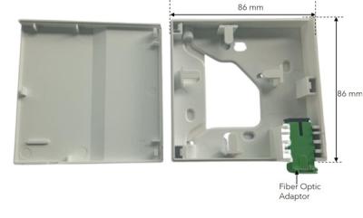 China DA-FDB-1A-A-8 1port Fiber Wall Socket for sale