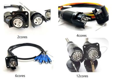 China Conjunto de cabo de fibra ótica tático exterior com o conector tático militar à venda