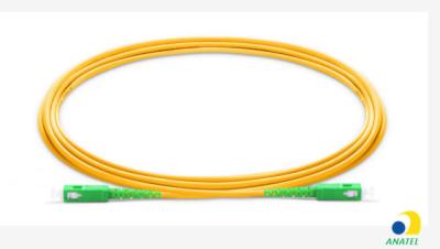 China Cabo de remendo da fibra ótica G657a1 da palavra simples 3.0mm de Scapc Scapc à venda