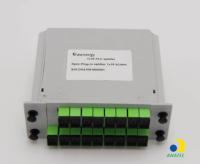 China 1xN Plug-In Type Fiber Optical PLC Splitter For PON Networks for sale