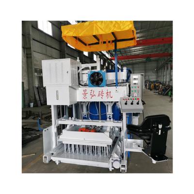 China Building Material Stores Solenoid Valve Mobile Walking Hydraulic Automatic Block Making Machine Brick Machine Cavity Brick Machine for sale