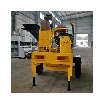 China Building Material Stores JH M7mi-Hydraulic Block Machine Clay Brick Press Clay Interlocking Machine for sale