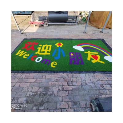 China Kindergarten Factory Directly Supply Leisure Landscaping Synthetic Grass Kindergarten Lawn Artificial Grass For Sale for sale