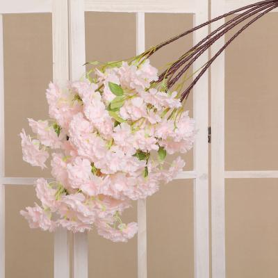 China Other Factory Supply Tree Directly Wedding Artificial Cherry Blossom Silk Flowers for sale