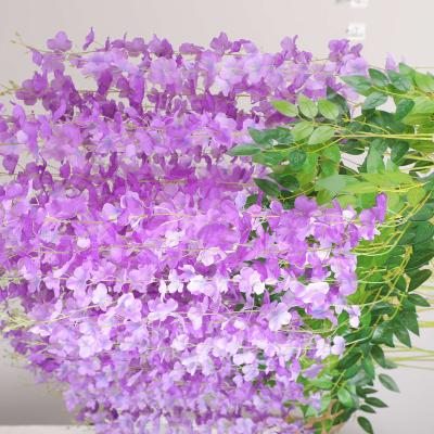 China Wedding New Product Price Wedding Flower Wall Artificial Wisteria Branches From China Manufacturer for sale