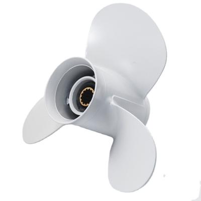 China Aluminum Boat 3 Blades Marine Outboard Boat Propeller For Outboard Engine 25-60HP 13 - 12 1/4