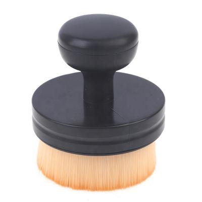 China Portable Smudge Brush 1pc O-Shape Joint Stamp Base Large Flat Round Push-Pull Powder Blush Liquid High Quality Cosmetic Make Up Brushes for sale