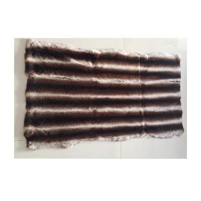 China Auto Upholstery Chinchilla Skins Real Fur Chinchilla Blanket For Winter Coats Fur Flat for sale