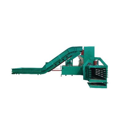 China Full Automatic Horizontal Food Baler Machine Waste Paper Baler Horizontal Straw Baling Press Machine for sale