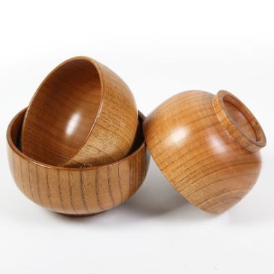 China Viable bamboo bowl for household rice bowl set personality creative bamboo bowl resistant to fall for sale