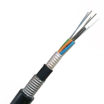 China Telecom Factory Core Gyts Gyts53 Fiber Optic Cable 1Km Outdoor Armored Price 2 4 6 8 12 24 for sale