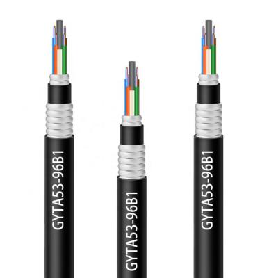 China Telecom Factory Customized Gyta53 Gyts53 Gyxtw53 Outdoor Armored Direct Buried Underground Fiber Optic Cable for sale