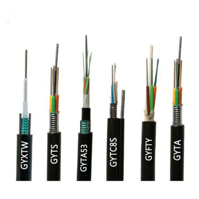 China China Fiber Core Gyts Gyta Gyfty Adss Gyxtw Gyta53 2-288 Outdoor/Aerial/Conduit Optic Cable Factory Supply for sale