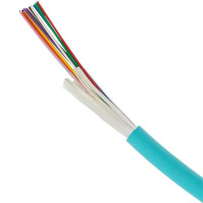 China Telecommunication Unshielded 12 24 Core Single Mode Multi Mode 50/125 62.5/125 Indoor Om3 Om4 Fiber Optic Cable Gjfjv for sale