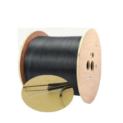 China LSZH 2 Core Indoor Outdoor ftth Flat Drop Cable Fiber Optic Flat Optic Cable FTTH for sale