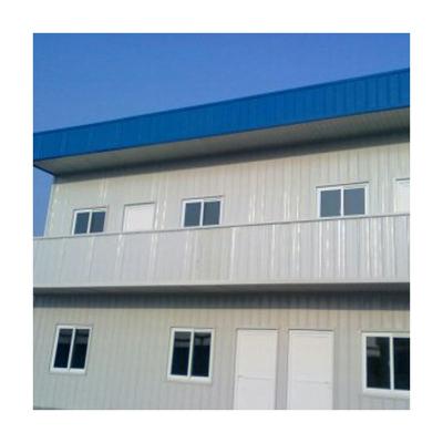 China Industrial Used In Stable Construction Sites And Safe Modern Prefab Flat Roof House for sale