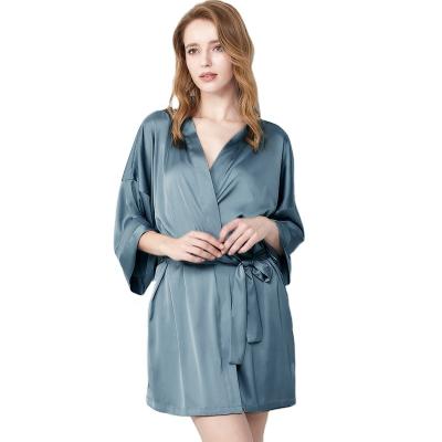 China Wholesale Customized QUICK DRY Women's Satin Robe Custom Made Silk Robe Customized Satin Robe Gowns for sale