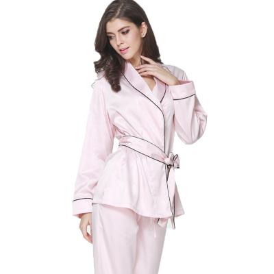 China Factory direct sales QUICK DRY fashion long sleeve satin homewear night suits for women night suits for women for sale