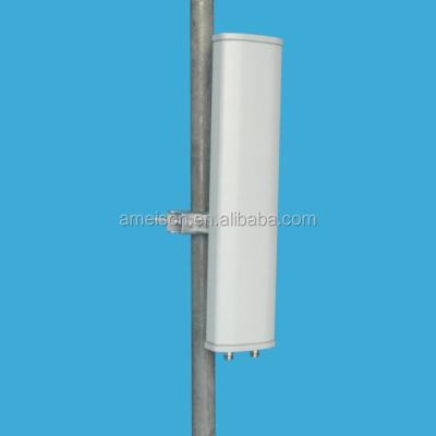 China Manufacturer 2300-2700MHz 2x14dBi Antenna 90 Degree X-Polarized External Antenna AMXP-2327S-D14L90 Sector Base Station WiFi 4g lte Mobile Phone Antenna for sale