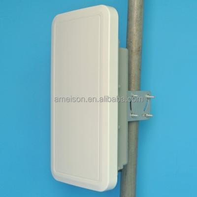 China AMEISON antenna 2.4 GHz 18 dBi outdoor wall enclosure AMXW-2400V-D18L30Q-A Directional flat wifi Antenna AMEISON patch panel mount wifi for sale