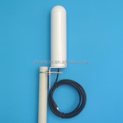 China AMEISON Dual Band Fiberglass Antenna 806~960/1710~2700MHz 5dBi Omnidirectional Antenna AMXF-8027-5 4g LTE for sale