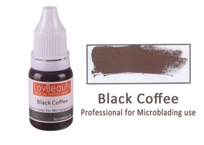 Cina Microblading di coloritura più veloce pigmenta il caffè nero 10ml per il sopracciglio in vendita