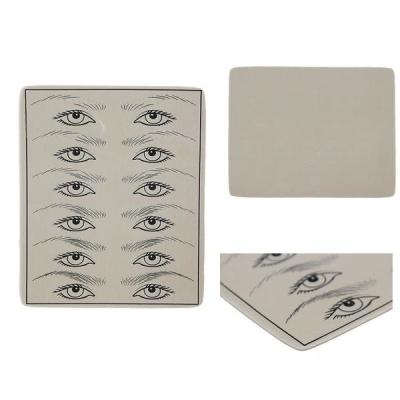 China Black / White Eyebrow Practice Sheets Durable For Microblading Tattoo for sale