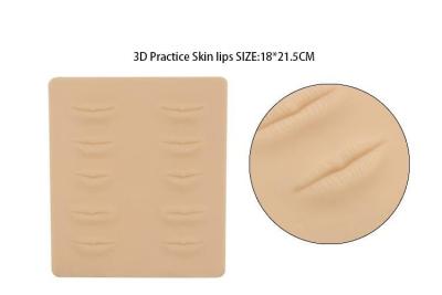 China Rubber Sheet Permanent Makeup Practice Skin Pad For 3D Lip Microblading for sale