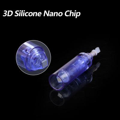 China Cartucho micro los 4CM de la pluma de Needling del silicón nano seguro con la aguja de 12 Pin en venta