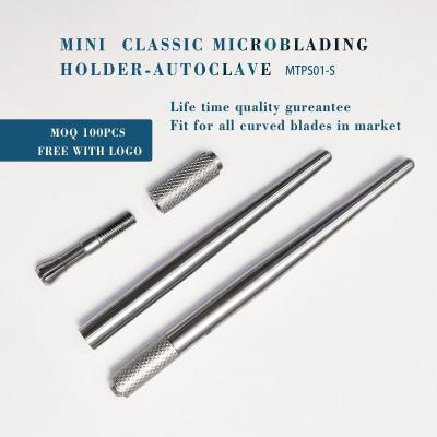 China Autoclave Sterilization Stainless Steel Microblading Holder Permanent Makeup Accessories for sale