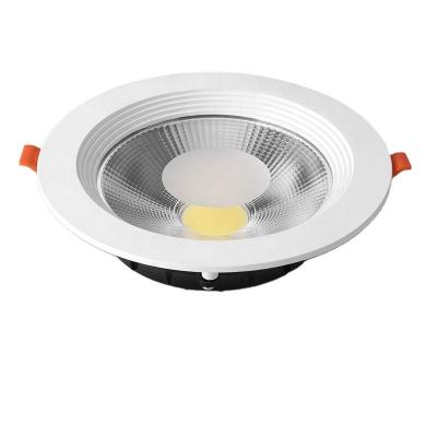 China New Design 2021 Modern Round Fixture Ceiling Recessed Indoor LED Panel Light Downlight Downlight COB 7W 15W 20W 30W 35W 40W LED Down Light for sale