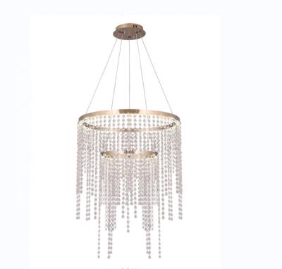 China Modern Advanced Modern Crystal Ceiling Light Hanging Lamps Fixtures Led Living Room Dining Room Crystal Ball Lighting for sale