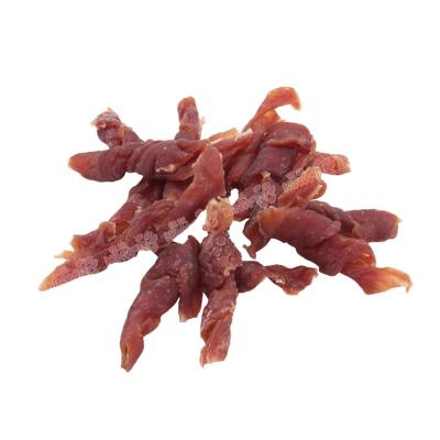 China Delicious Dog Feed Pet Snacks and Healthy Beef Slice for Pet Beef Twist Slice Dog Treats for sale