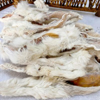 China Wholesale ODM Sustainable Premium Dried Hairy Rabbit Ear Dog Chew Treats Pet Snacks China Made for sale