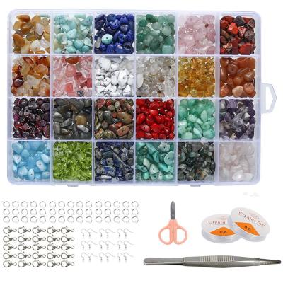 China Environmental Friendly Gemstone Beads Jewelry Findings Machine Natural Gemstones DIY Making Kit Crystal Bracelet Faceted Gemstone Setting for sale