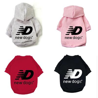 China Custom Luxury New Dog Wholesale Dog Hoodies Clothes New Pet Dog Viable Warm Hoodie Coat For Puppy for sale